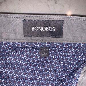 Bonobos Chinos Straight Leg in “Grey Dogs” 34x30